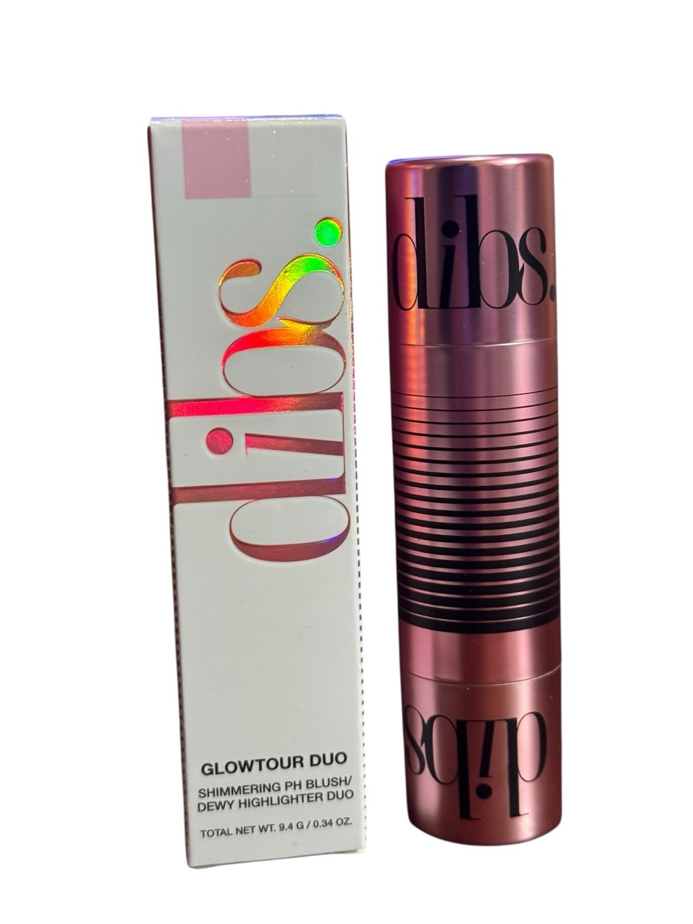Dibs Glowtour Duo Shimmering PH Blush/Dewy Highlighter Duo Aura New In Box